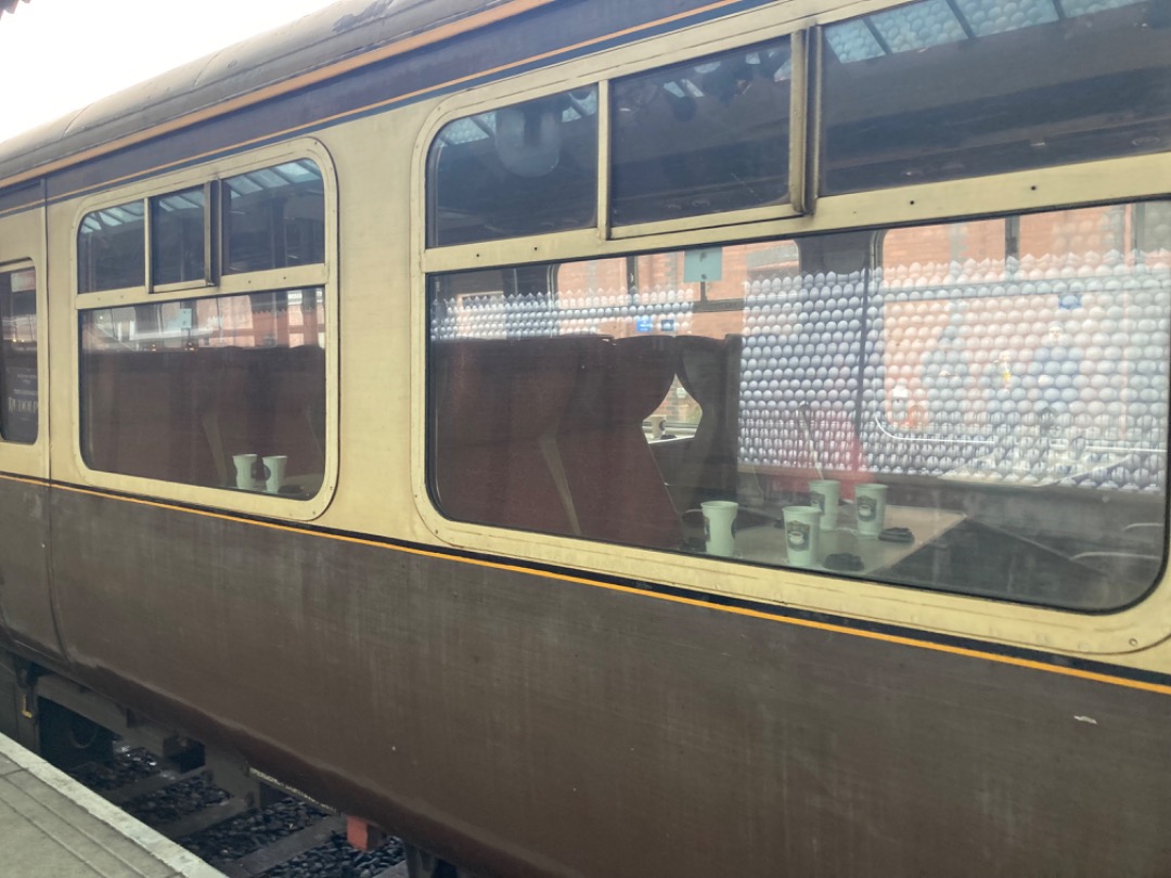 Theo555 on Train Siding: Went on another little outing today: didn't see much today but I did watch the Polar Express railtour Steam/Diesel Train pull in
at Birmingham...