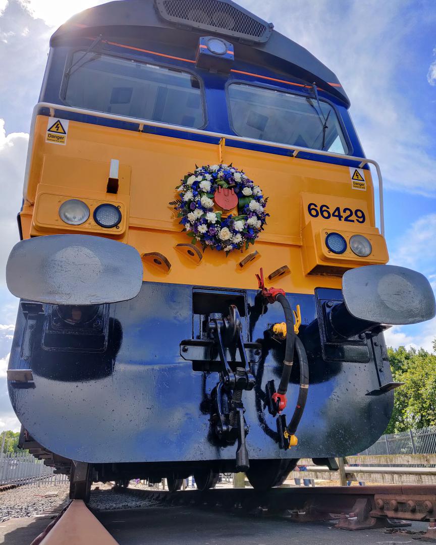 The Jamster on Train Siding: DRS 66429 on the loading ramp at Carlisle Kingmoor to be named Charlie Birse at the 2024 DRS open day. The actual photo
doesn't have the...