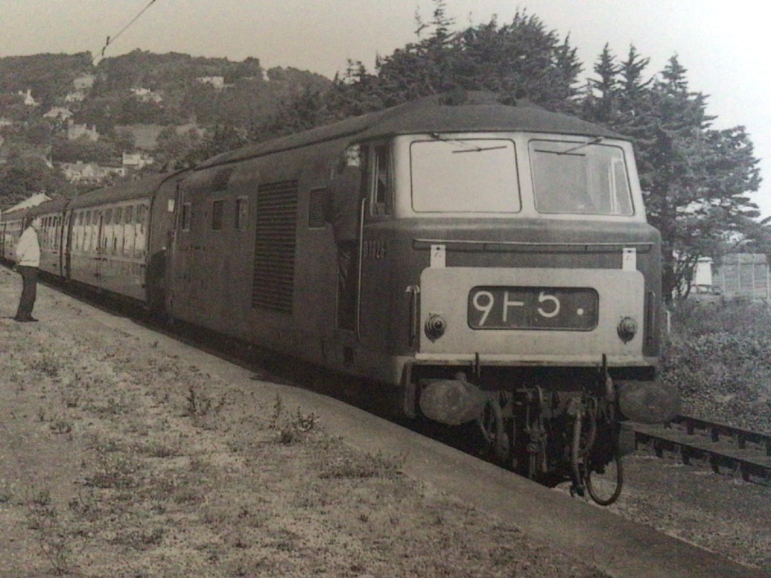 Alex Coomber on Train Siding: The Minehead branch was one of the last to be closed by British Rail in 1971. A Class 35 Hymek Bo Bo No. D7026 waits to leave
Minehead...