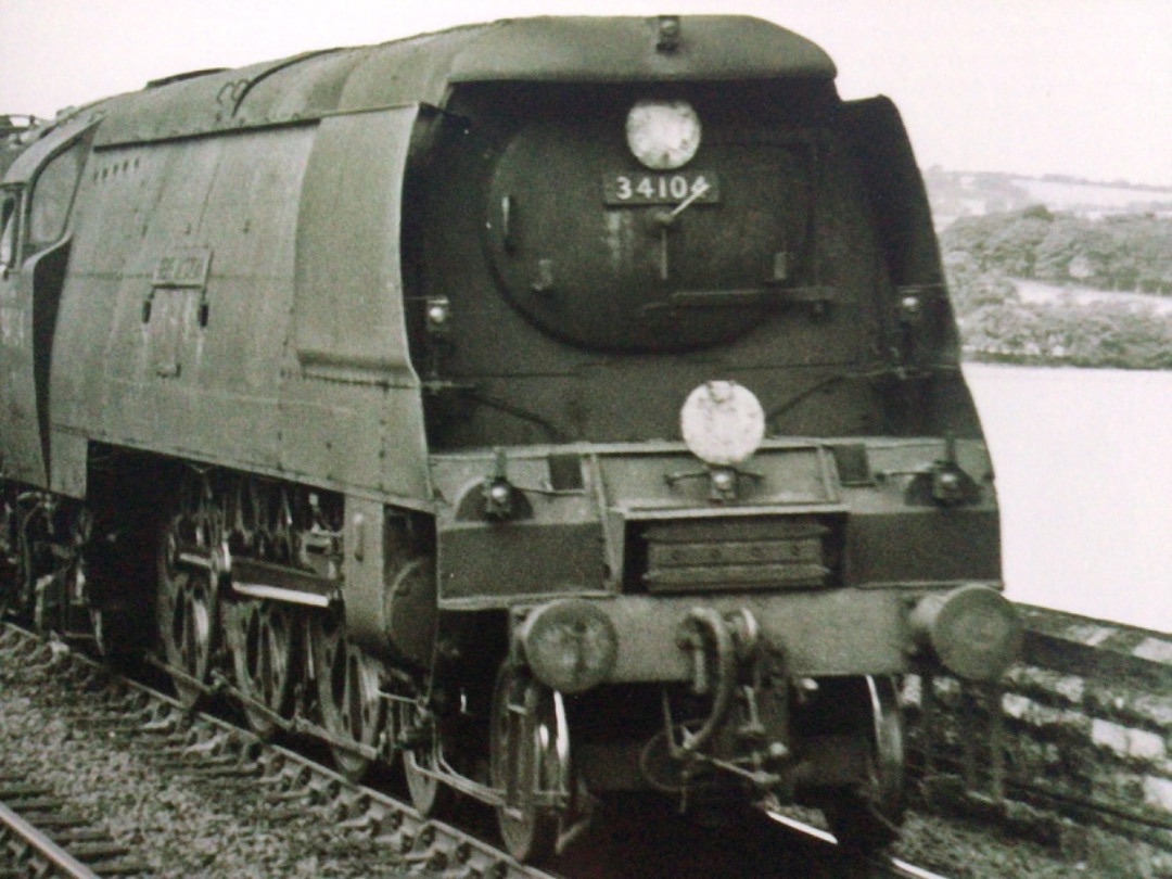 Alex Coomber on Train Siding: Crossing the River Tavy South of Bere Ferrers. The 9:00am train from London Waterloo to Plymouth nears the end of its journey
behind...