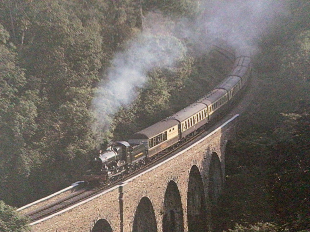 Alex Coomber on Train Siding: The largest of several viaducts on the line is the 10 arch Greenway or Maypool Viaduct which was built largely of hard
limestone...