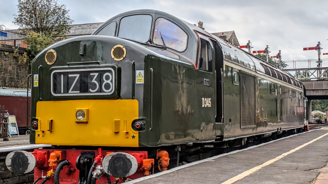 kieran harrod on Train Siding: A few shots of D345 (40145) running during last weekends diesel gala at the East Lancs railway's autumn event. A beautiful
engine which...