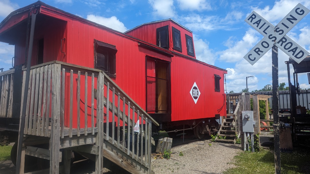 CaptnRetro on Train Siding: Taking my sweet time touching up the paint on this old wood caboose. Originally built for the ERIE railroad it was sold off and
eventually...