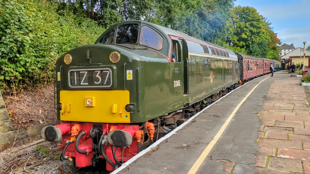 kieran harrod on Train Siding: A few shots of D345 (40145) running during last weekends diesel gala at the East Lancs railway's autumn event. A beautiful
engine which...