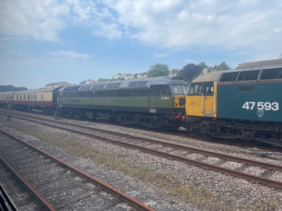 Andrea Worringer on Train Siding: Visited the Dartmouth Steam Railway today. Goliath was my steam loco to and from Dartmouth.