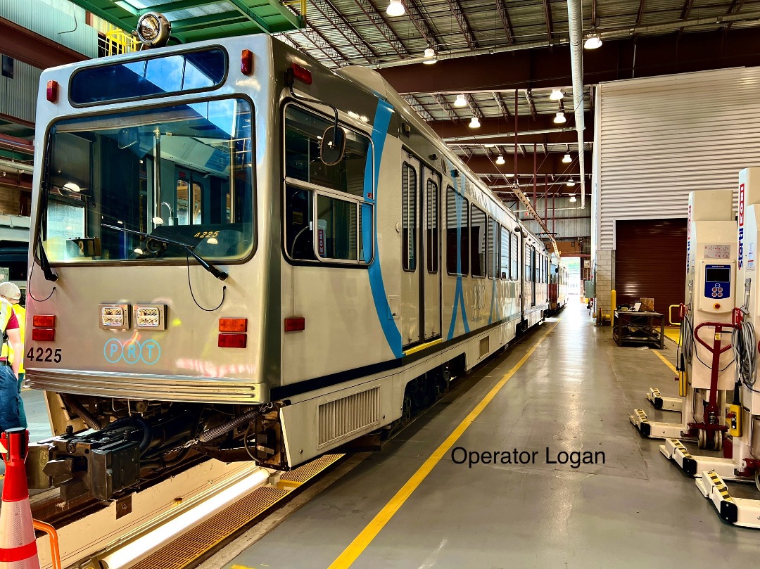 Logan Tracy on Train Siding: This is a inside look into Pittsburgh Region Transit (PRT) Maintenance Facility! Thank you to all the employees who made this
possible....