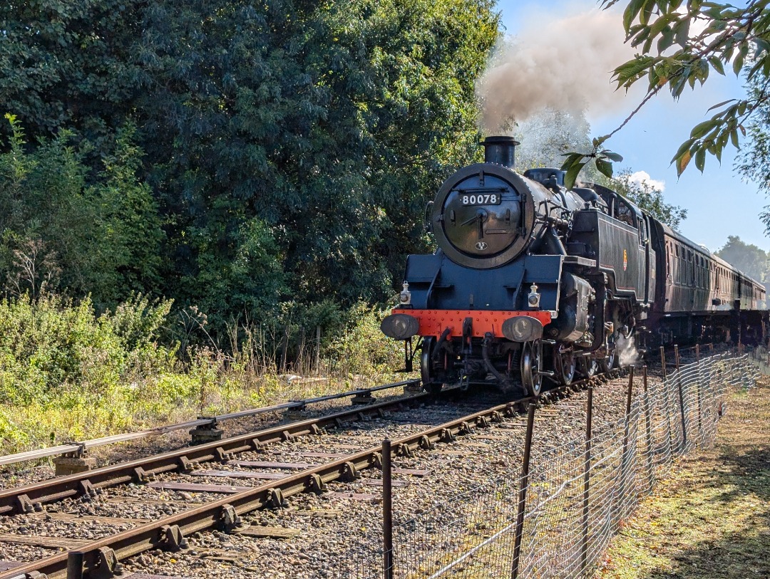 Wymondham abbey station on Train Siding: Highlights from the last Maroon Timetable and steam weekend on the MNR last weekend.