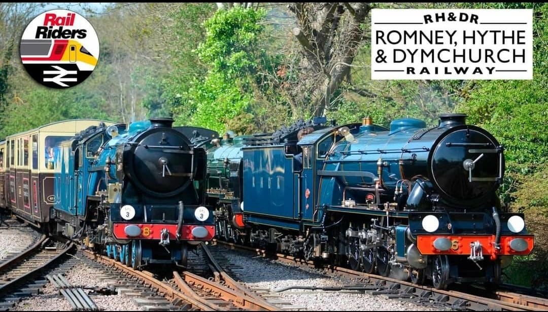 Rail Riders on Train Siding: We are pleased to announce that the Romney Hythe and Dymchurch Railway have renewed their discount with Rail Riders when booked
online in...