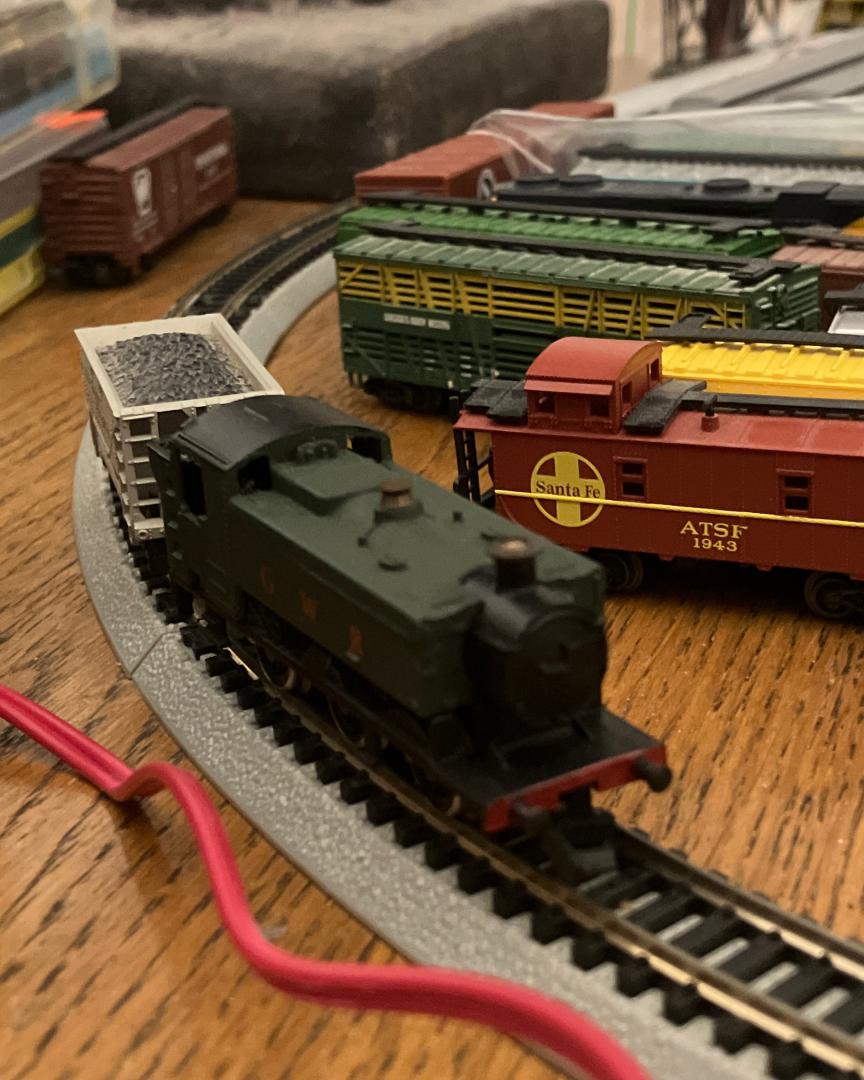 williamtheconqueror3 on Train Siding: An English pannier tank engine in n scale! #nscale #modeltrains #british #britishtrains #modelrailway #scenery