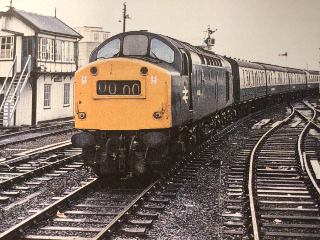 Alex Coomber on Train Siding: A Class 40. 40063 arrives into Inverness with the 21:50 PM Royal Highlander from London Euston on 23rd July 1977.