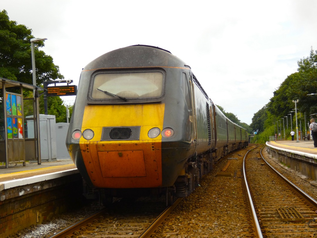 Jacobs Train Videos on Train Siding: #43189 is seen stood at Camborne station at the rear of a Great Western Railway service from Plymouth to Penzance