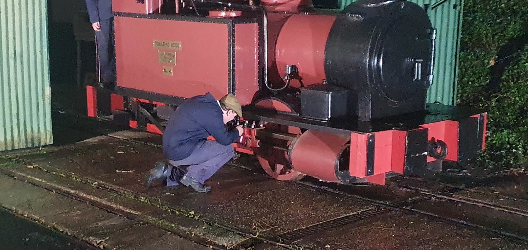 Timothy Shervington on Train Siding: Some photos of the photo charter after the end of our Autumn Industrial Trains day yesterday.