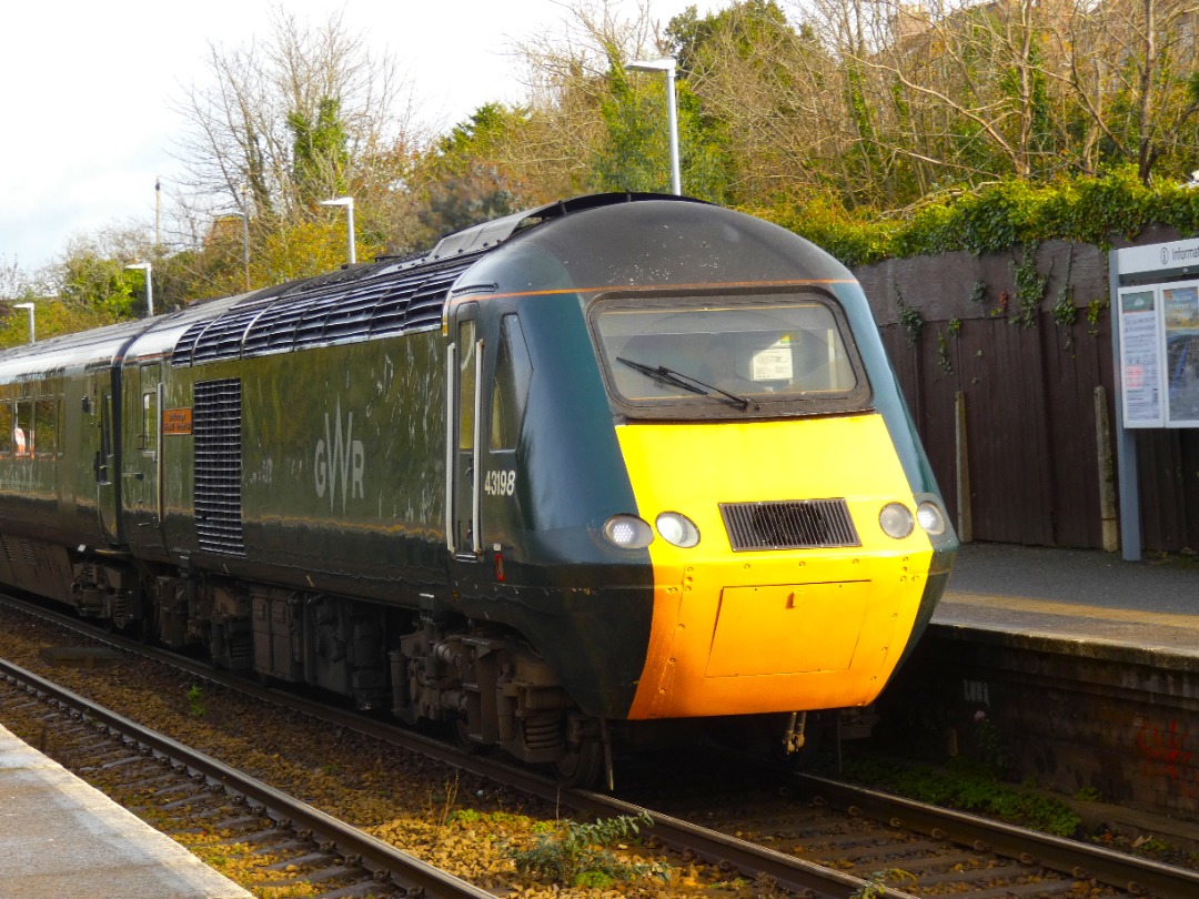 Jacobs Train Videos on Train Siding: #43198 is seen pulling into Hayle station yesterday working a Great Western Railway service from Plymouth to Penzance