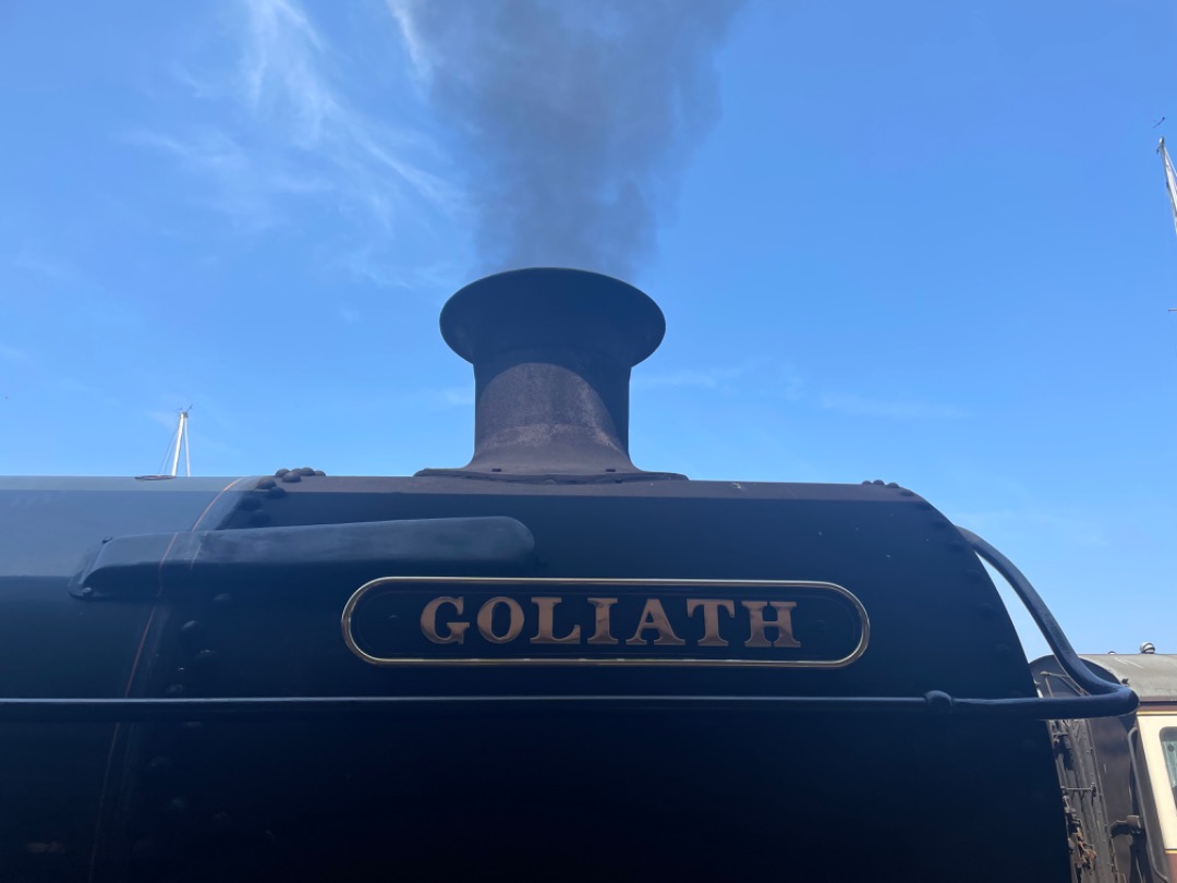 Andrea Worringer on Train Siding: Visited the Dartmouth Steam Railway today. Goliath was my steam loco to and from Dartmouth.