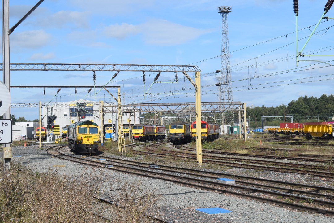 Hardley Distant on Train Siding: On Saturday 14th September 2024, I was lucky enough to be part of a tour of Crewe Basford Hall Yard courtesy of the Intercity
Railway...