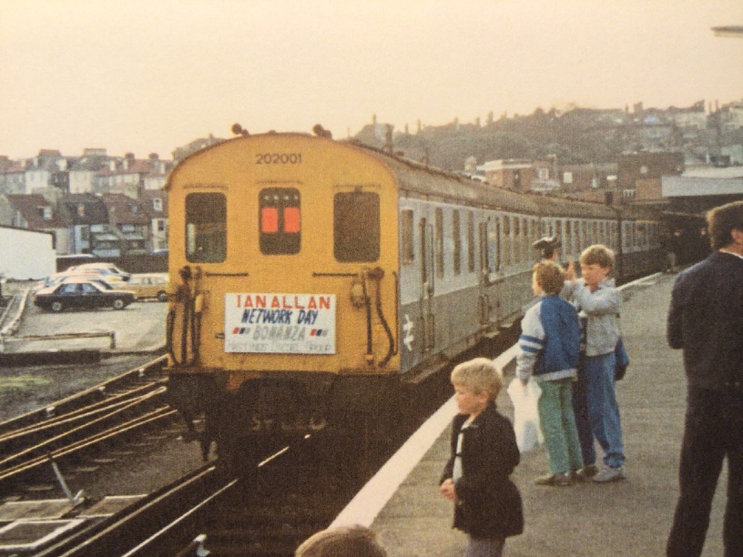 Alex Coomber on Train Siding: A Class 202 No. 202001 ostensibly. This is one of the second batch of units. No. 202001 is seen at Hastings on a special shuttle
working...