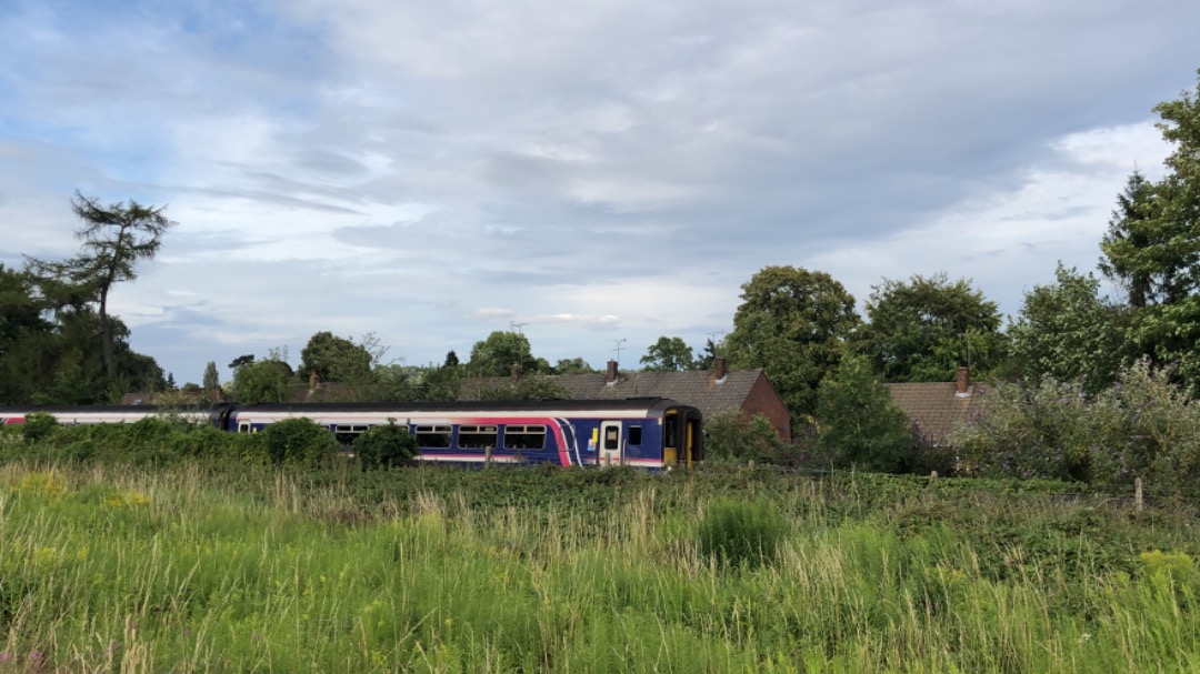 Andrew Brown on Train Siding: 156449 in First ScotRail livery passing Winchester 8 minutes early on 598A Heaton TRSMD to Eastleigh TRSMD.