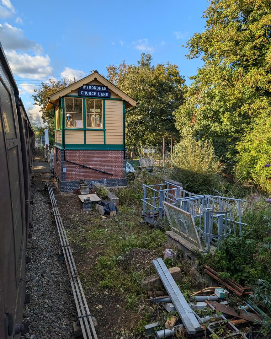 Wymondham abbey station on Train Siding: Highlights from the last Maroon Timetable and steam weekend on the MNR last weekend.