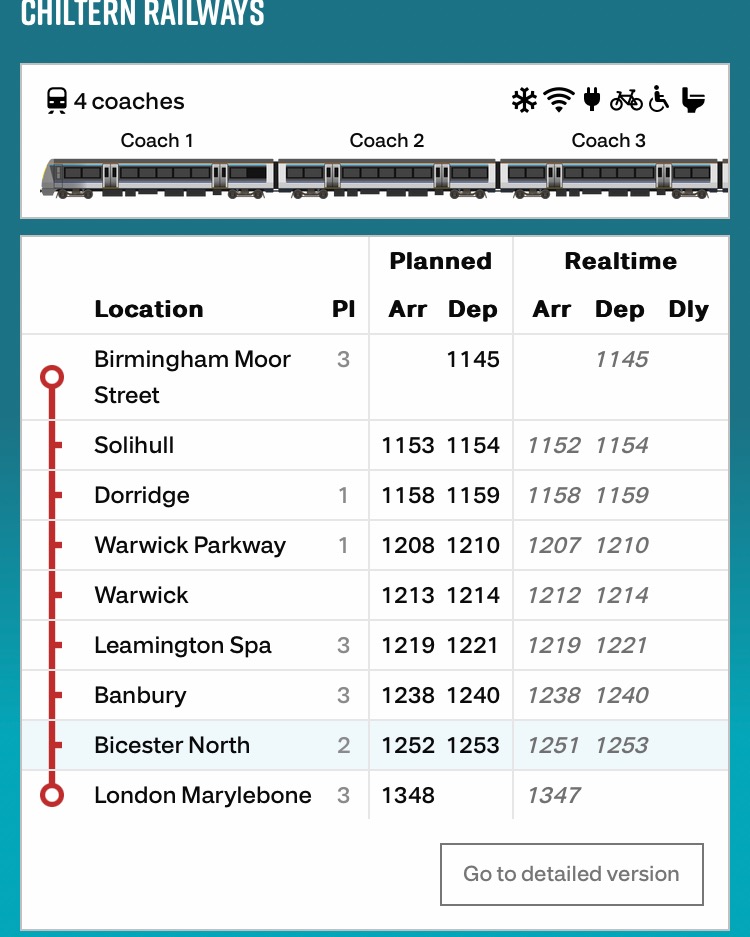 Theo555 on Train Siding: Seriously Chiltern!? This is the 11;45 AM departure from BMS to MYB which is meant to be a Class 68 silver Train every weekday, todays
Monday...