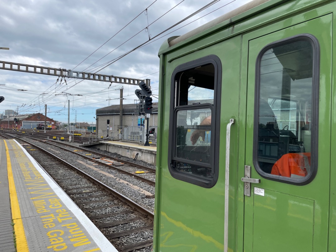 Andrea Worringer on Train Siding: Finally managed to get back on some trains after a long time with a few trips on the Dublin Dart