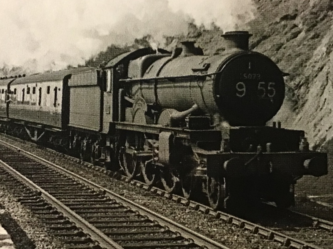 Alex Coomber on Train Siding: This time seen with a Collett Tender. A Castle Class 4-6-0 No. 5073 Blenheim heads along the seawall at Dawlish with an up express
in...