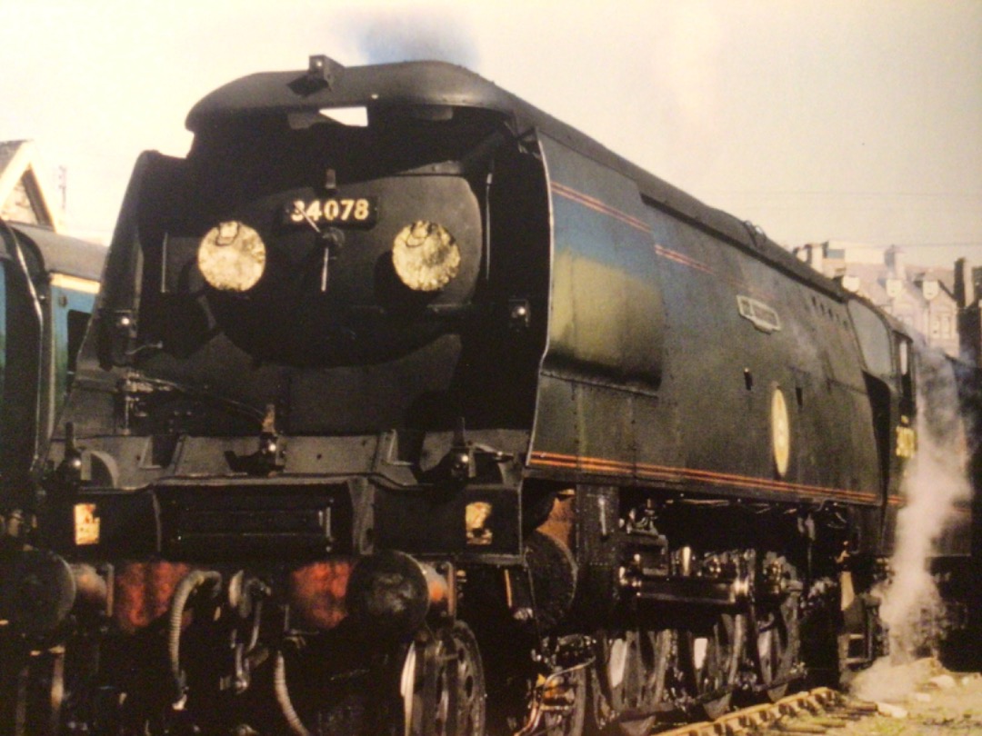 Alex Coomber on Train Siding: The end of the line at Padstow 259 and 3 quarter miles from London Waterloo. An unrebuilt Battle of Britain Class 4-6-2 No. 34078
222...