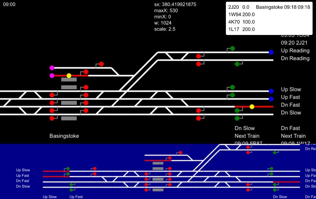 Mark on Train Siding: I wanted to find a railway signal simulation game that I could play on my iPad:. I couldn't find one - so I created a browser based
signal game....