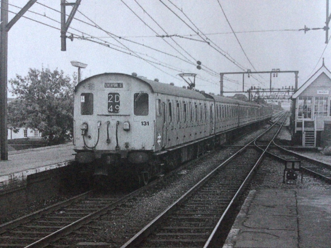 Alex Coomber on Train Siding: A pair of EMUs leaves Wickford with a Great Eastern Service from London Liverpool Street to Southend Victoria on 5th September
1976.