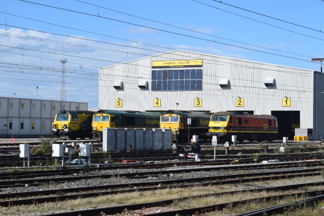 Hardley Distant on Train Siding: On Saturday 14th September 2024, I was lucky enough to be part of a tour of Crewe Basford Hall Yard courtesy of the Intercity
Railway...