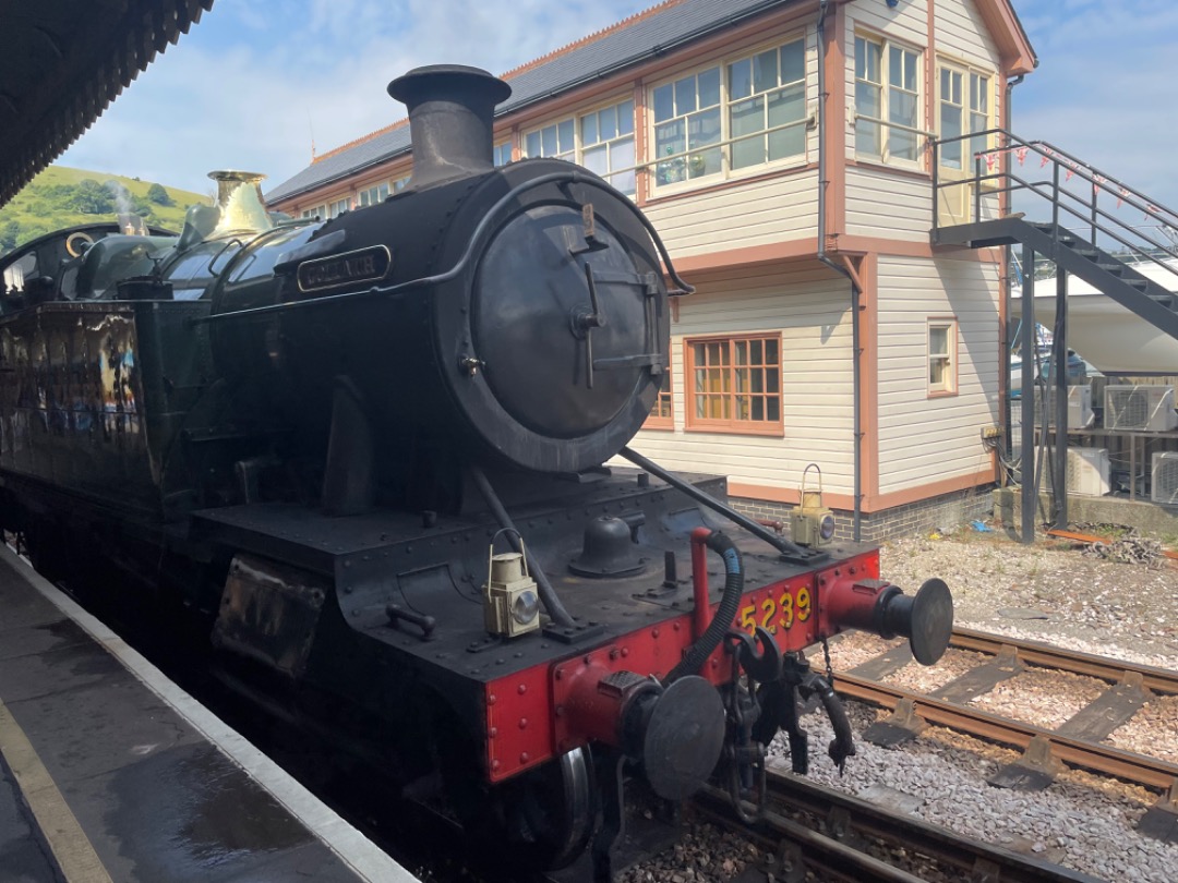 Andrea Worringer on Train Siding: Visited the Dartmouth Steam Railway today. Goliath was my steam loco to and from Dartmouth.