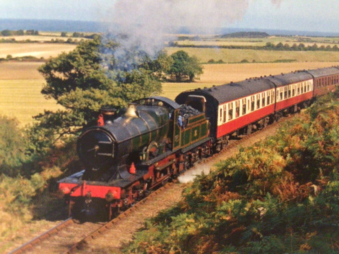 Alex Coomber on Train Siding: A Visiting ex GWR City Class 4-4-0 No. 3717 City of Truro approaches Weybourne on the North Norfolk Railway. Part of the National
Railway...