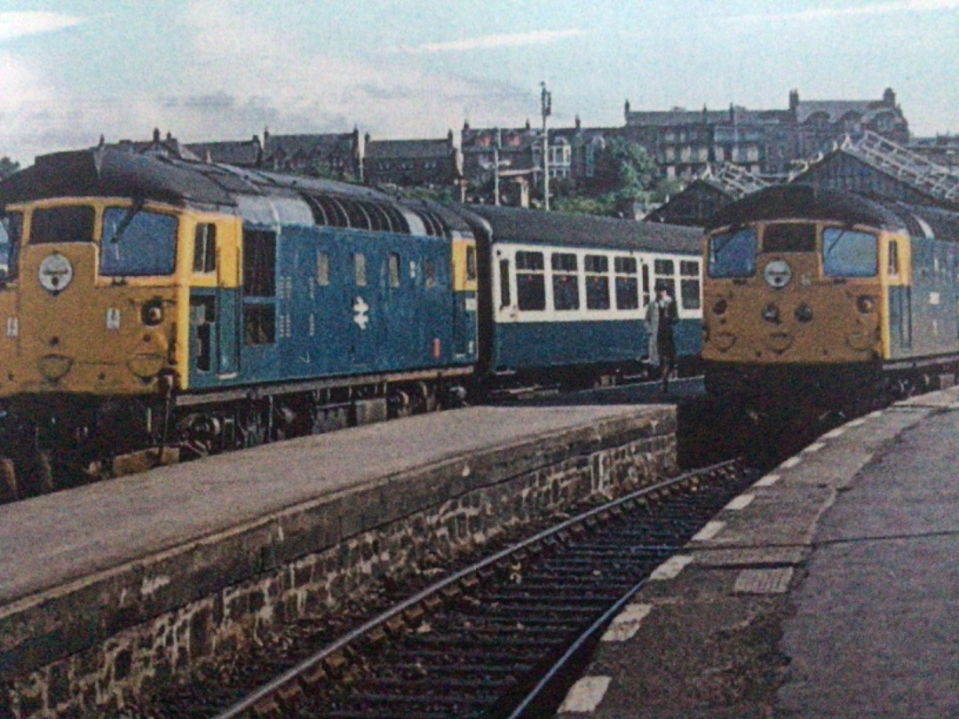 Alex Coomber on Train Siding: On a Sunny July Evening. There's 2x Class 26s at Inverness. On the left is 26023 stands with the 17:45PM to Kyle of Lochalsh
and on the...