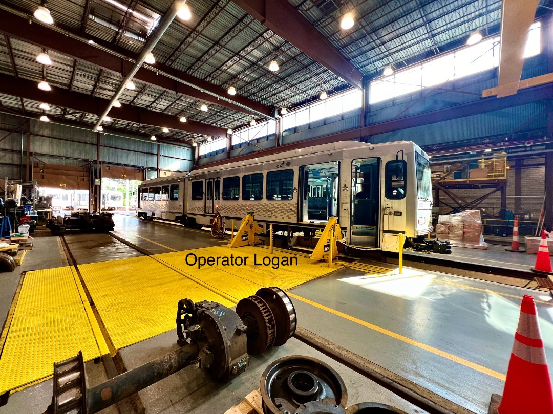 Logan Tracy on Train Siding: This is a inside look into Pittsburgh Region Transit (PRT) Maintenance Facility! Thank you to all the employees who made this
possible....