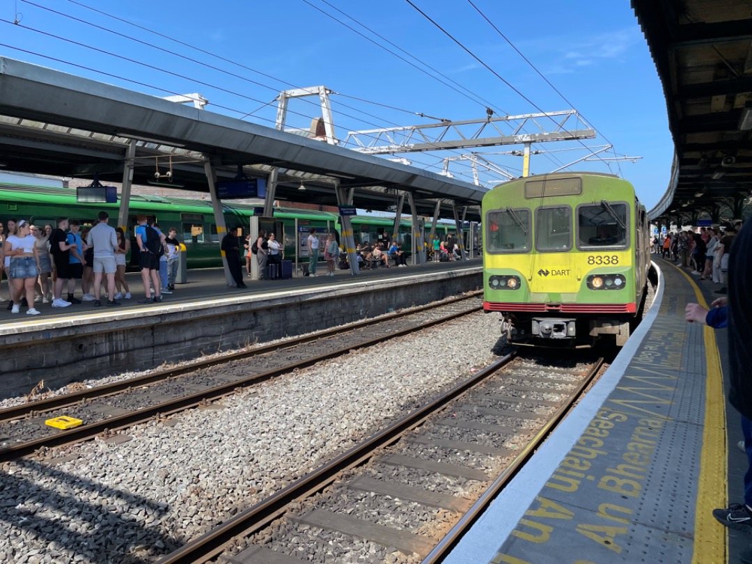 Andrea Worringer on Train Siding: Finally managed to get back on some trains after a long time with a few trips on the Dublin Dart