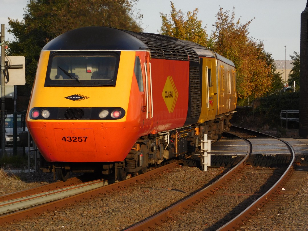 Transport in N-E Lincolnshire on Train Siding: 43 277 and 43 257 on 1Q50 From Derby R.T.C. to Derby R.T.C. Via Cleethorpes