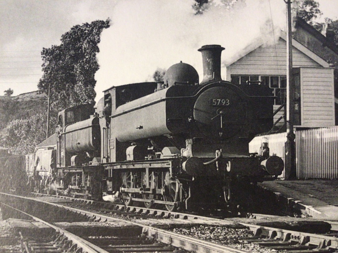 Alex Coomber on Train Siding: The Brecon & Merthyr Line saw a large number of freight trains. Many of them were hauled by 2 Pannier Tanks. Nos. 5793 and
4635 heads a...