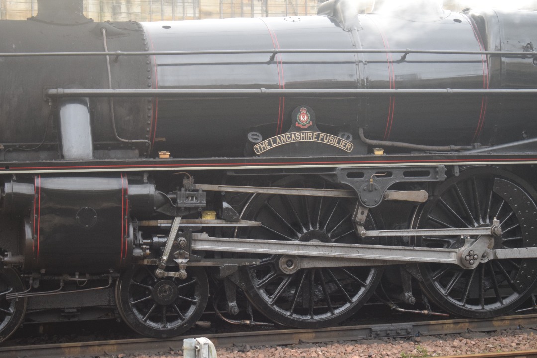 Hardley Distant on Train Siding: CURRENT: Steam Locomotive 45407 'The Lancashire Fusilier' stands at Carlisle Station today ahead of its departure
back to Chester via...