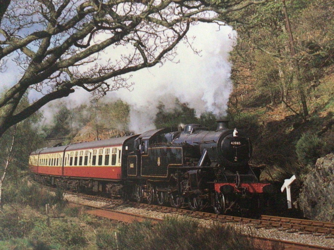 Alex Coomber on Train Siding: A Brighton built Fairburn 2-6-4 tank. No. 42085 spent most of its career in the north east including 2 spells at Whitby shed. It
was...