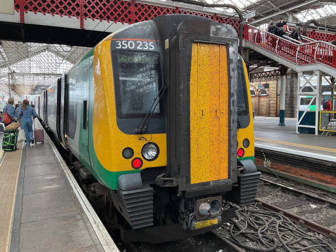 George on Train Siding: Last of the Manchester trip, a few units at Crewe while awaiting our train back towards Birmingham.