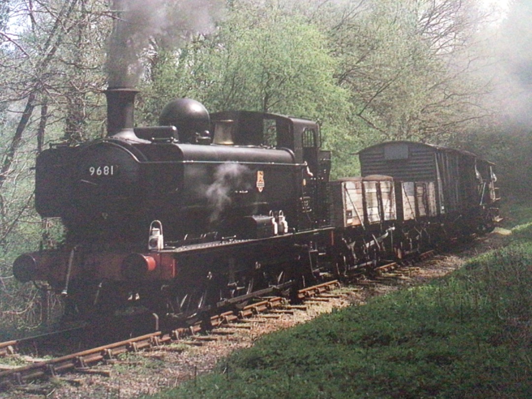 Alex Coomber on Train Siding: A Pannier Tank No. 9681 is seen in the thick of the forest was the 75th locomotive to be rescued from Barry Scrapyard. The engine
had...