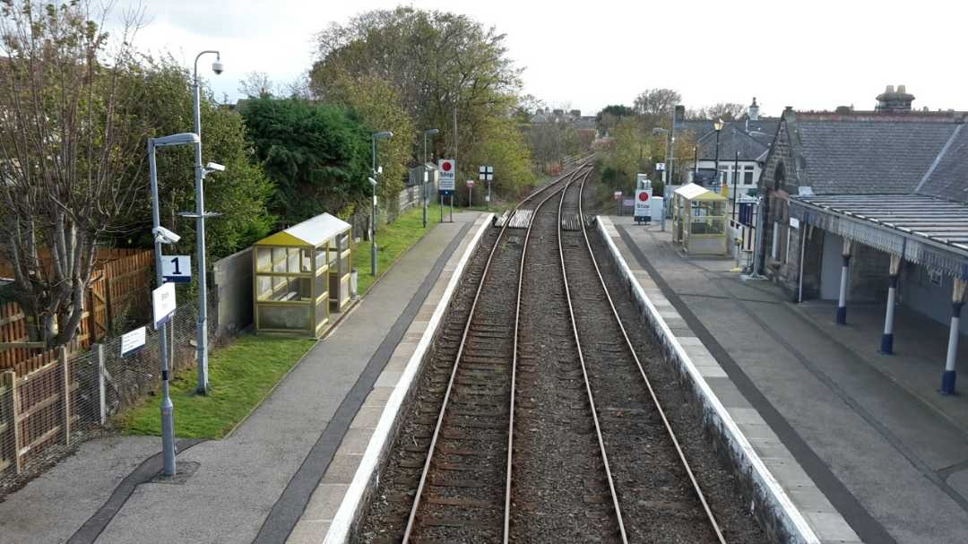 Michael Schuijff on Train Siding: Brora Station in Sutherland, Scotland has the appeal of a disused station, but it's still very much in service. The
station building...