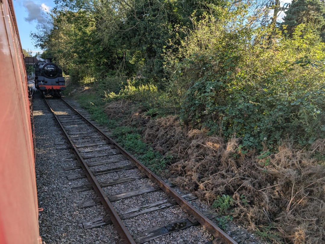 Wymondham abbey station on Train Siding: Highlights from the last Maroon Timetable and steam weekend on the MNR last weekend.