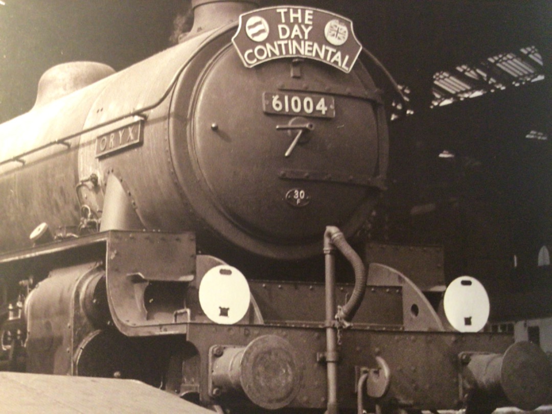 Alex Coomber on Train Siding: A Class B1 4-6-0 No. 61004 Oryx of Parkeston Shed waits to depart from London Liverpool Street with the down The Day Continental
on 8th...