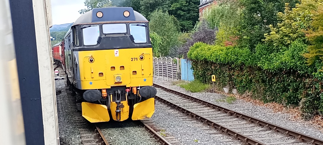 Hardley Distant on Train Siding: HERITAGE: A few Photos from my Ticket Inspector duty at the Llangollen Railway today which featured Steam Locomotive 3802 and
31271...