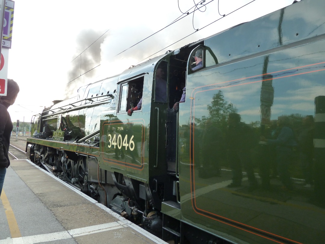 Thomas Duerdin on Train Siding: The one that got away! Bullied pacific 'Braunton', just steaming out of York as I arrived.