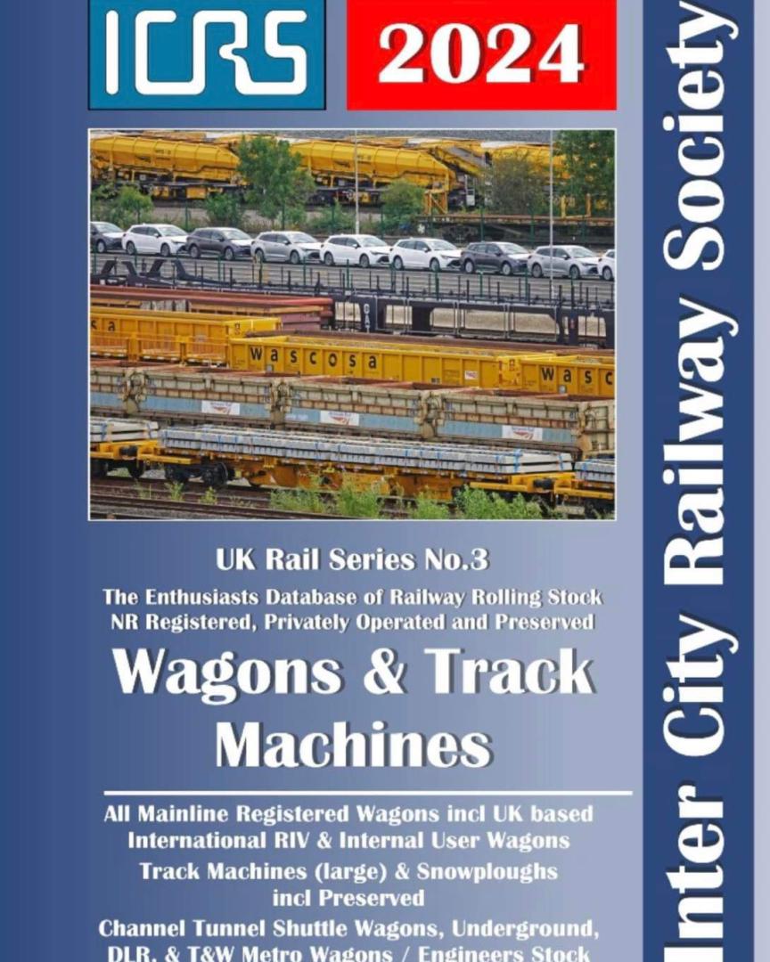 Inter City Railway Society on Train Siding: Our Range of 2024 Spotting Books available to PRE ORDER Via our website at -
https://intercityrailwaysociety.org/books.html