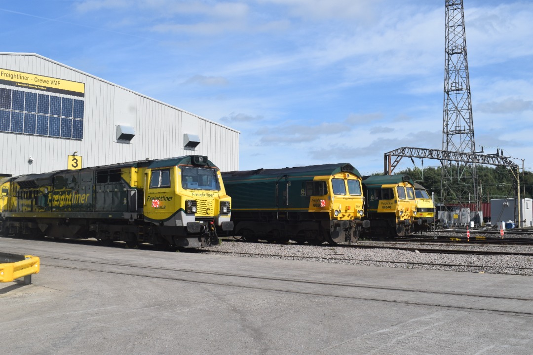 Hardley Distant on Train Siding: On Saturday 14th September 2024, I was lucky enough to be part of a tour of Crewe Basford Hall Yard courtesy of the Intercity
Railway...