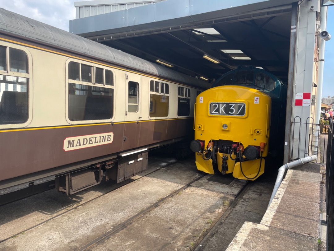 Andrea Worringer on Train Siding: Visited the Dartmouth Steam Railway today. Goliath was my steam loco to and from Dartmouth.