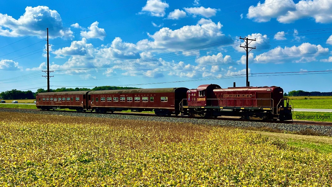 Logan Tracy on Train Siding: On October 5th, 2024, The Maryland and Delaware Railroad operated the Fall Excursion for the fall festival in Hurlock, DE. The
train takes...