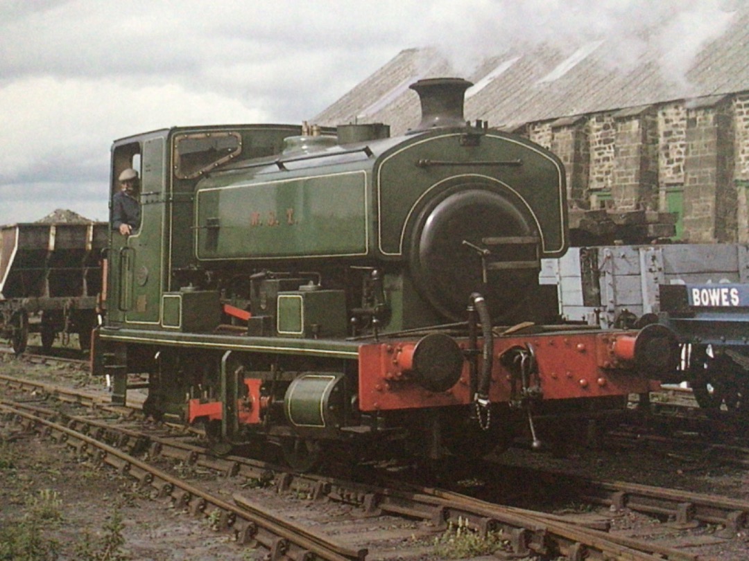 Alex Coomber on Train Siding: On Loan to the Bowes Railway from British Gypsum. A Barclay 0-4-0 saddle tank WST was built in 1954 and spent most of its life
at...